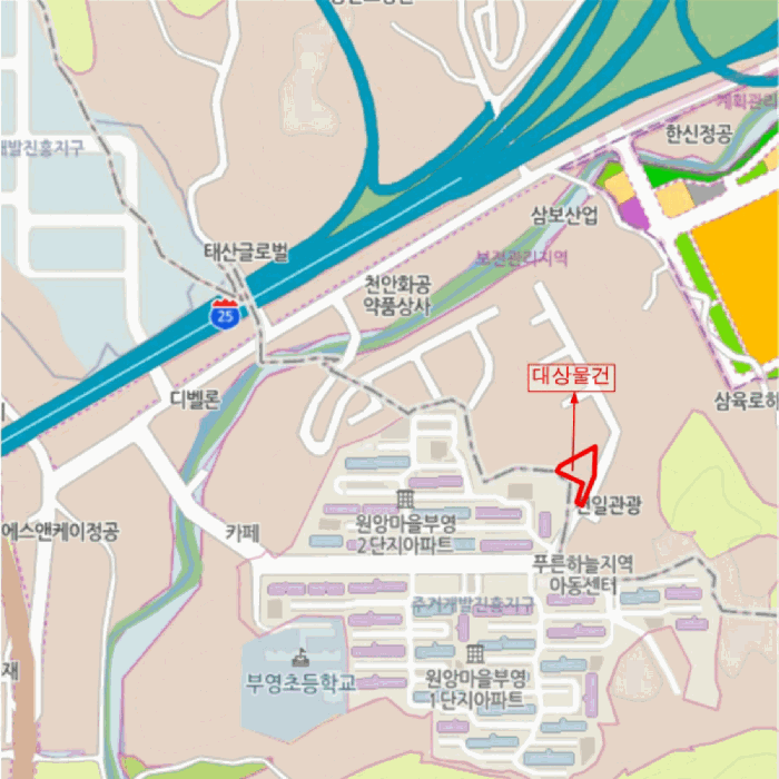 서북구 성정동 더리치빌1차 자동차 경매 물건 사진