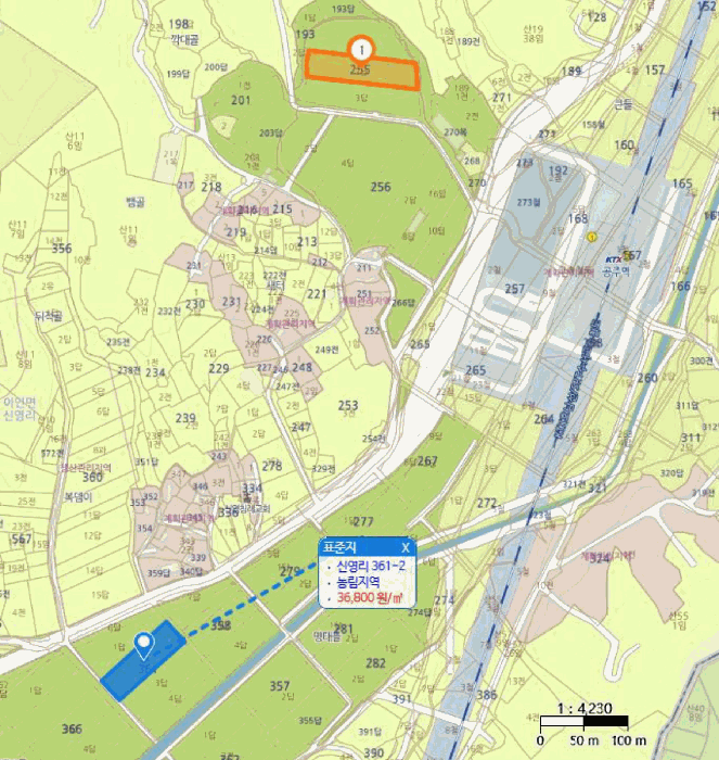 충남 공주시 이인면 답 경매 물건 사진 3 · 2025타경112