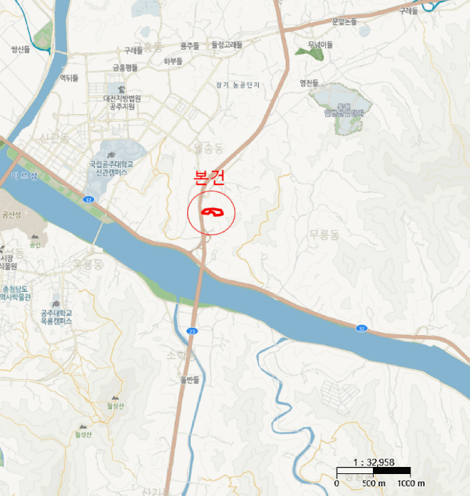 충남 공주시 월송동 대지,임야,전답 경매 물건 사진 5 · 2025타경20338