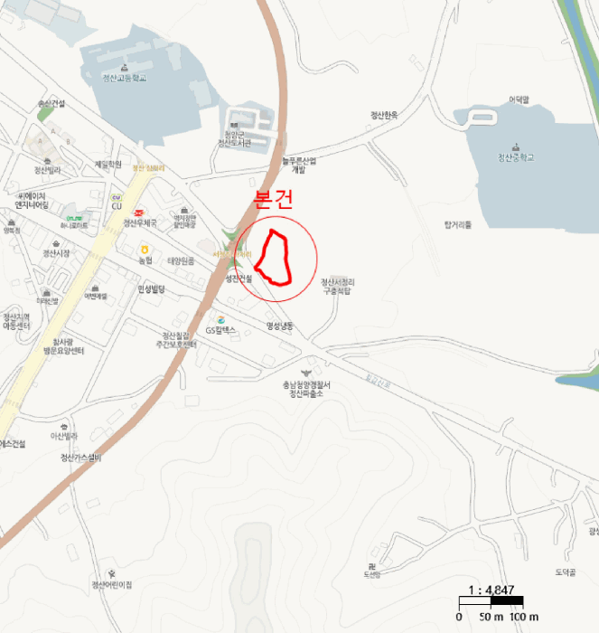 충남 청양군 정산면 전답 경매 물건 사진 3 · 2025타경75
