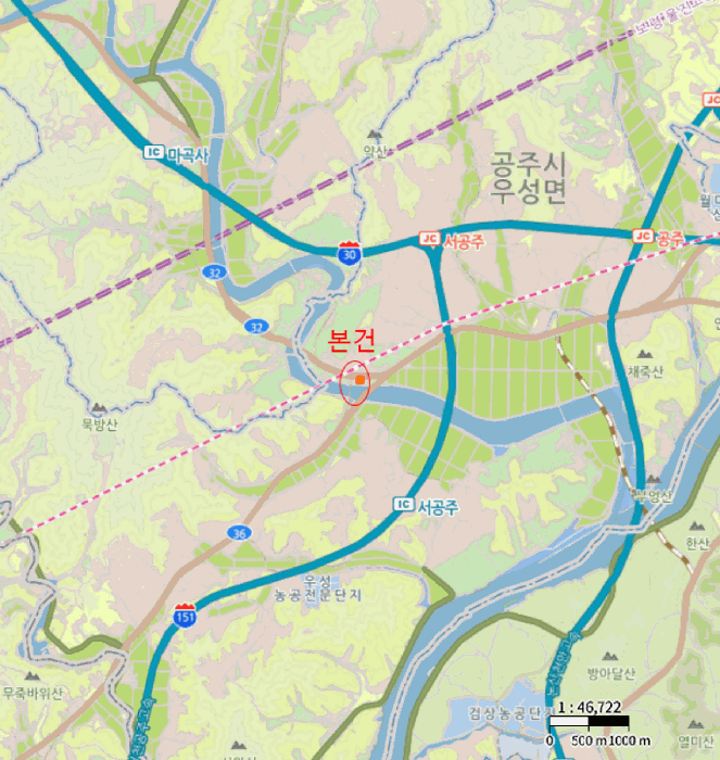 충남 공주시 우성면 대지,임야,전답 경매 물건 사진 5 · 2025타경93