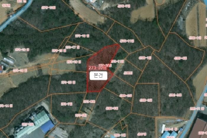 충남 당진시 면천면 임야 경매 물건 사진