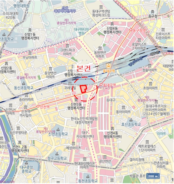 대구 동구 신천동 오피스텔 경매 물건 사진 5 · 2024타경123353