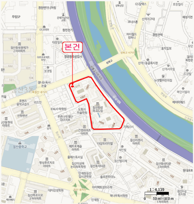 대구 북구 침산동 상가,오피스텔,근린시설 경매 물건 사진 3 · 2025타경10088