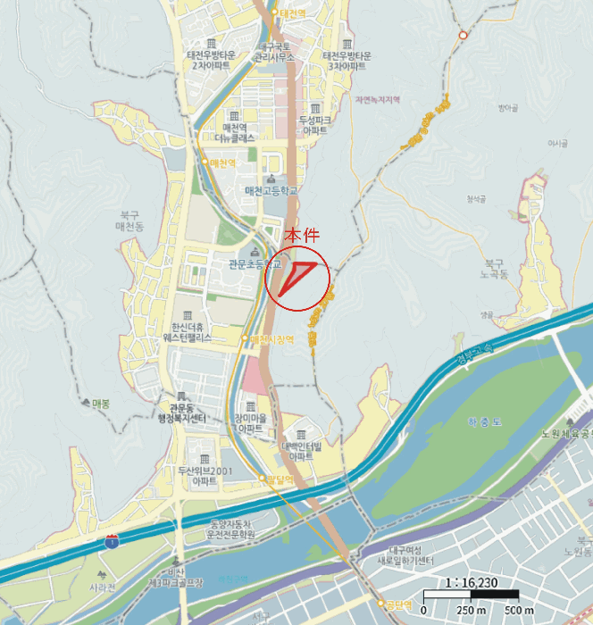 대구 북구 매천동 임야 경매 물건 사진 4 · 2025타경1174