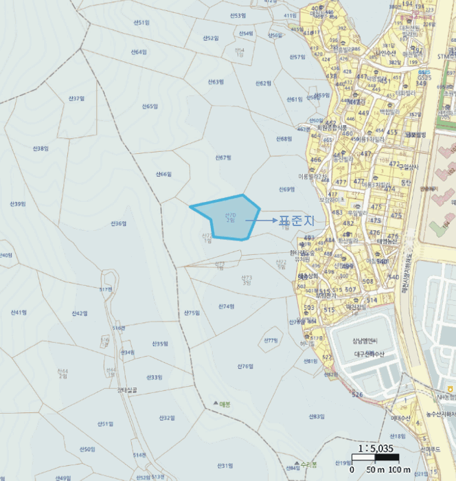 대구 북구 매천동 임야 경매 물건 사진 6 · 2025타경1174