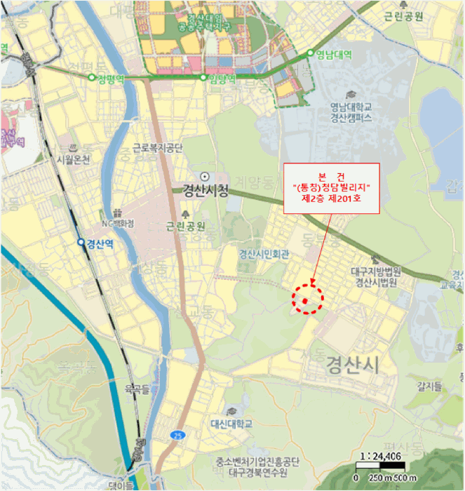 경북 경산시 사동 연립주택,다세대,빌라 경매 물건 사진 3 · 2025타경1362