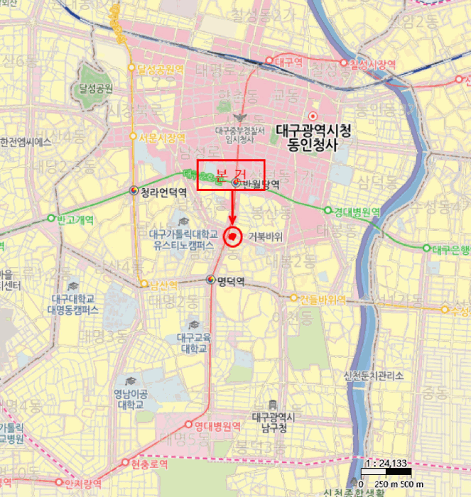 대구 중구 남산동 오피스텔 경매 물건 사진 2 · 2025타경7229