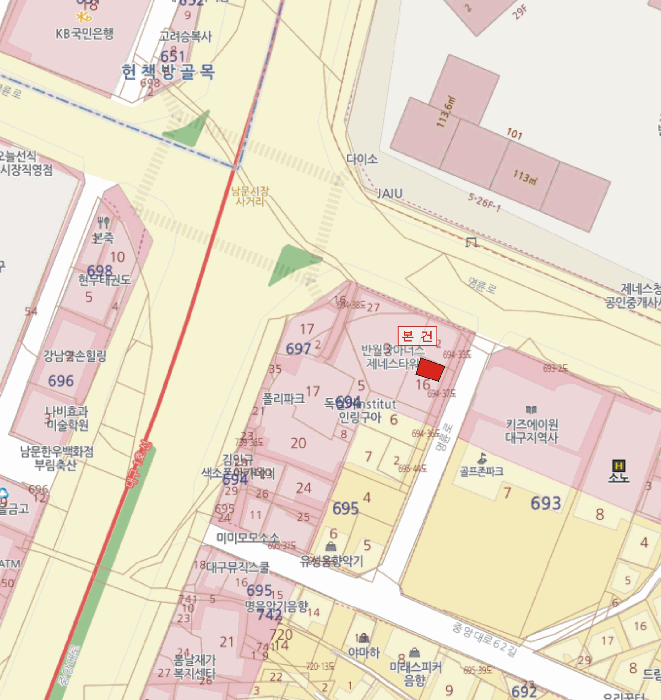 대구 중구 남산동 오피스텔 경매 물건 사진 2 · 2025타경7829