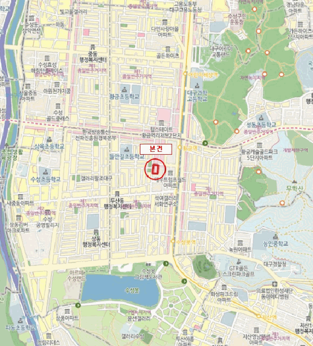대구 수성구 두산동 오피스텔 경매 물건 사진