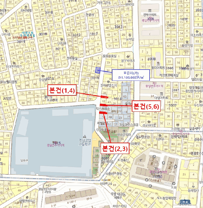 대구 남구 대명동 도로 경매 물건 사진 5 · 2025타경9400