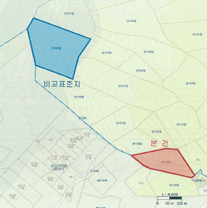 경북 경산시 와촌면 임야 경매 물건 사진 3 · 2025타경9550