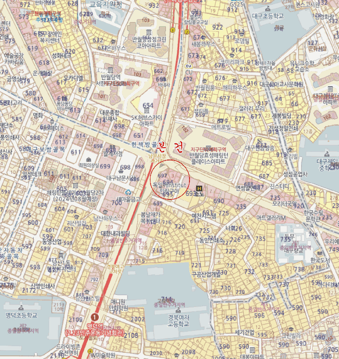 대구 중구 남산동 상가,오피스텔,근린시설 경매 물건 사진 2 · 2025타경9635