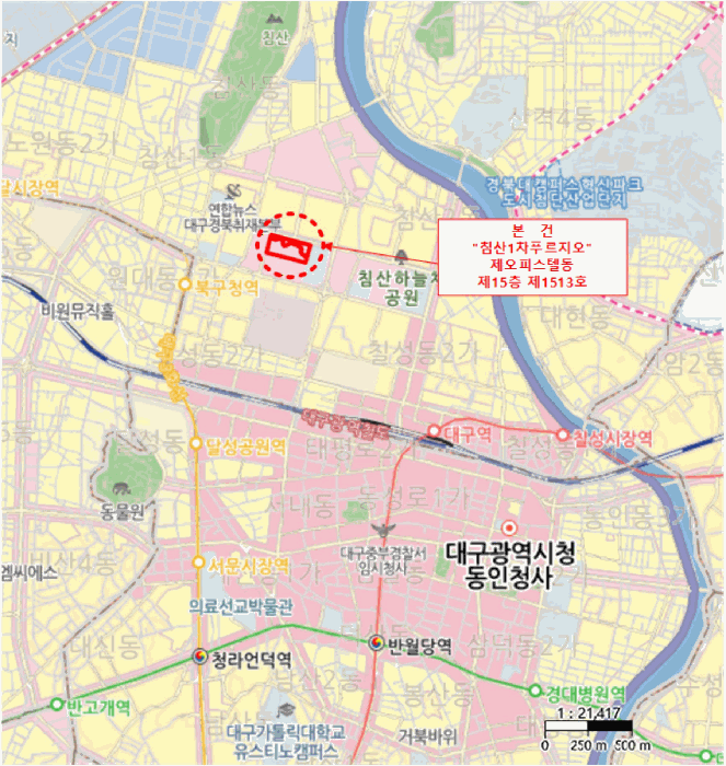 대구 북구 대지 경매 물건 사진 5 · 2026타경100233