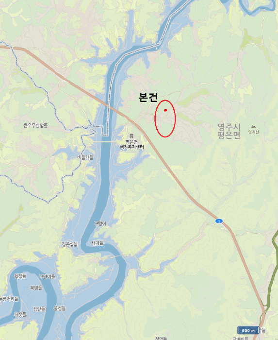 경북 영주시 평은면 대지 경매 물건 사진 3 · 2025타경100414