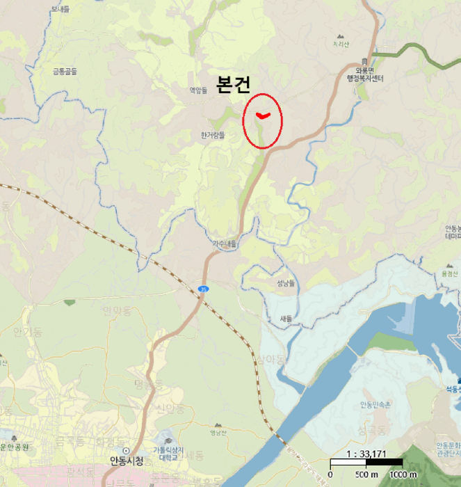 경북 안동시 와룡면 전 경매 물건 사진 3 · 2025타경10839