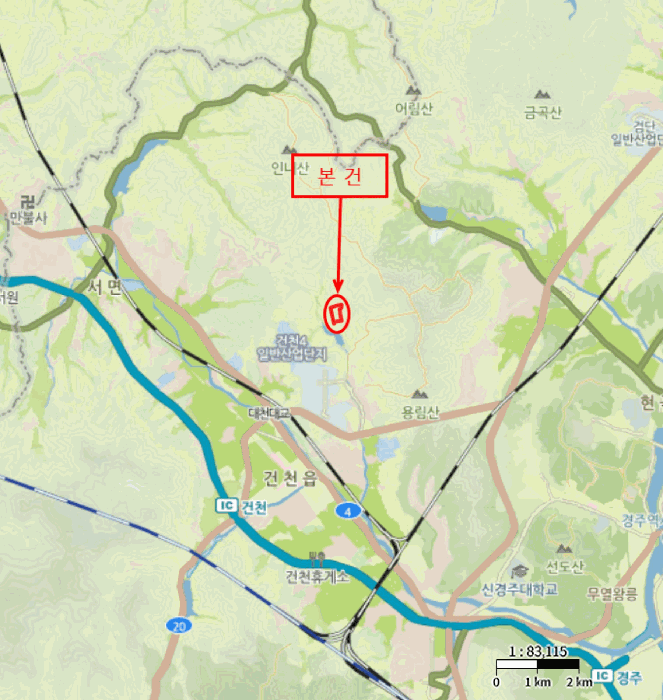 경북 경주시 건천읍 임야 경매 물건 사진 3 · 2025타경10571
