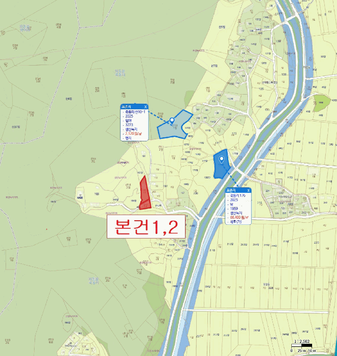 경북 경주시 외동읍 대지,임야,전답 경매 물건 사진 4 · 2025타경10841