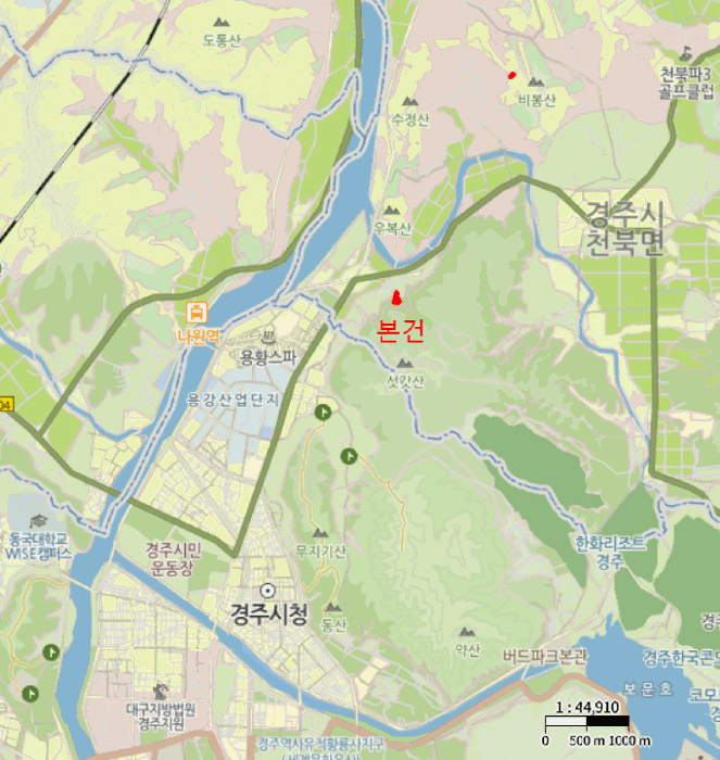 경북 경주시 천북면 대지 경매 물건 사진 5 · 2025타경485