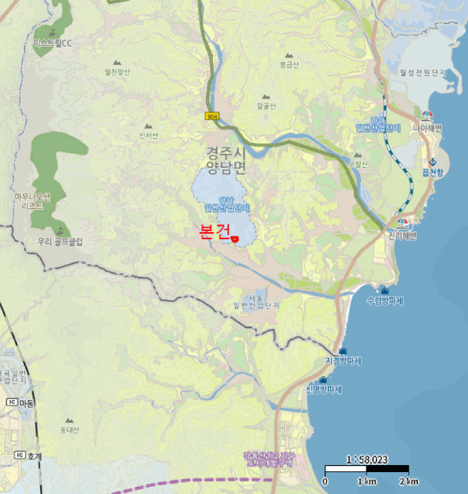 경북 경주시 양남면 임야 경매 물건 사진 4 · 2025타경589