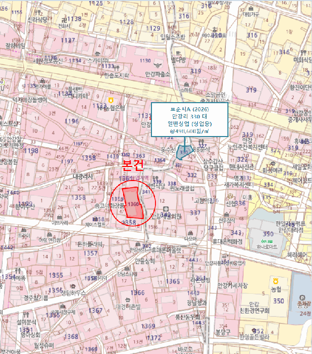 경북 경주시 안강읍 상가,오피스텔,근린시설 경매 물건 사진 4 · 2026타경10104
