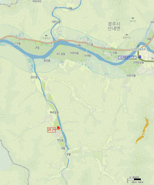 경북 경주시 산내면 전답 경매 물건 사진 4 · 2026타경50