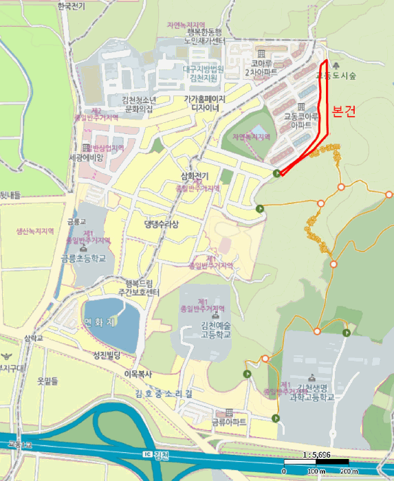 경북 김천시 교동 대지 경매 물건 사진 5 · 2025타경11042