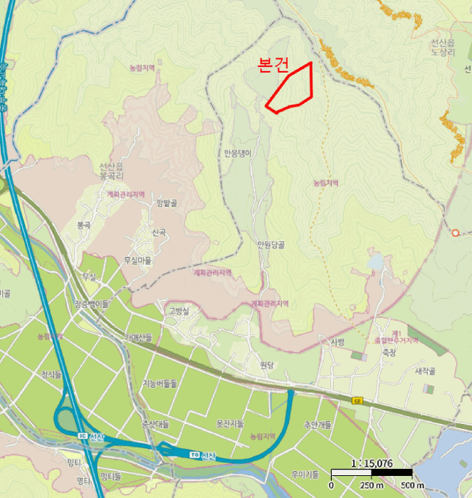 경북 구미시 선산읍 임야 경매 물건 사진 4 · 2025타경11483