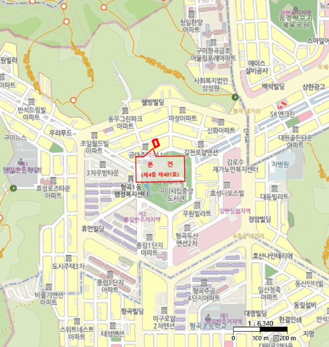경북 구미시 형곡동 연립주택,다세대,빌라 경매 물건 사진 6 · 2025타경470