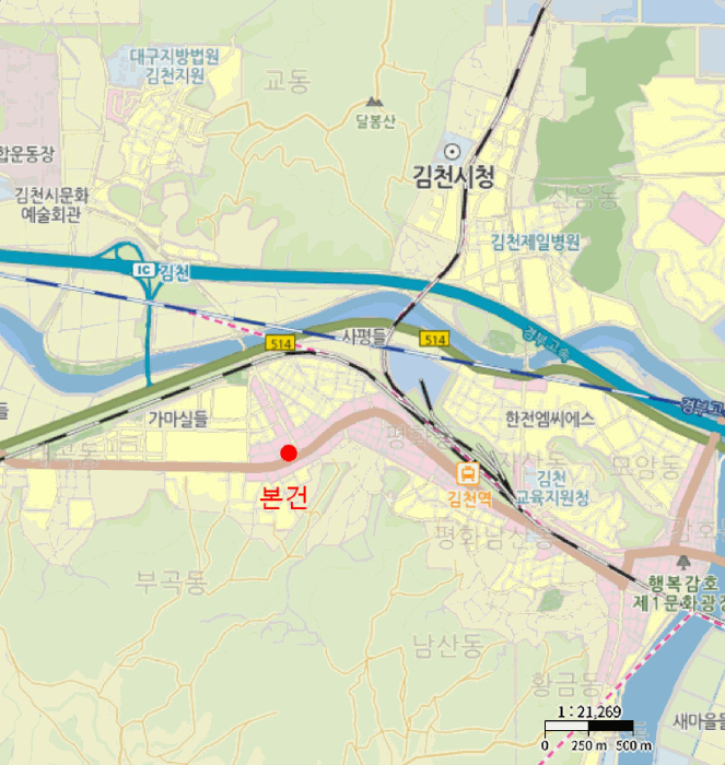 경북 김천시 부곡동 대지 경매 물건 사진 5 · 2025타경497
