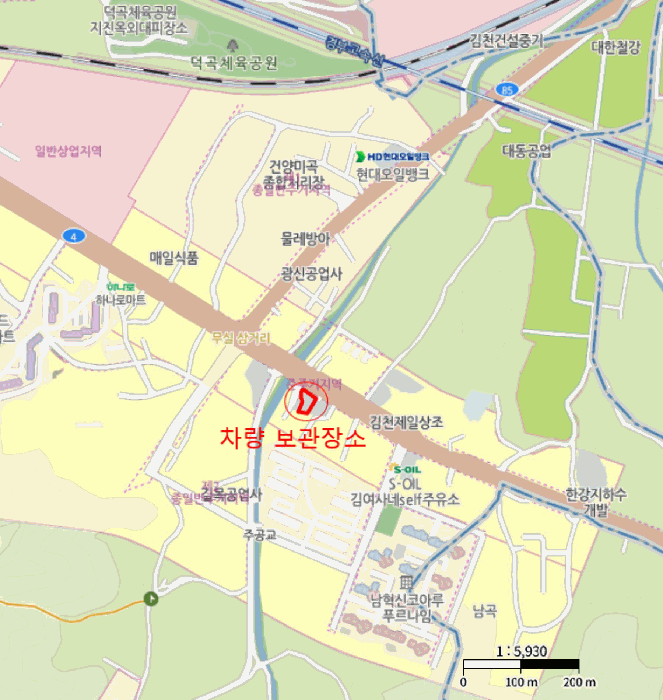 경북 김천시 자동차 경매 물건 사진