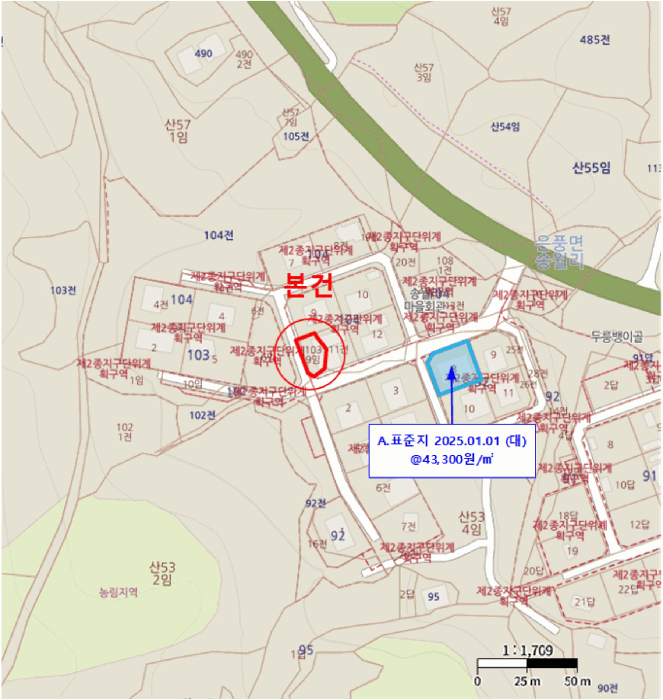 경북 예천군 은풍면 임야 경매 물건 사진 6 · 2025타경5456
