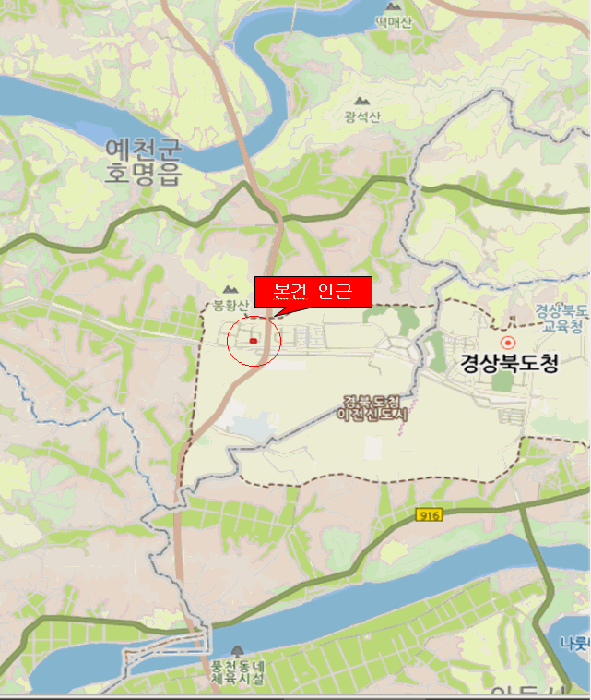 경북 예천군 호명읍 대지 경매 물건 사진 5 · 2026타경3002
