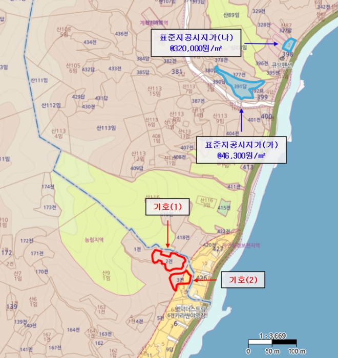 경북 영덕군 강구면 상가,오피스텔,근린시설 경매 물건 사진 3 · 2024타경11878
