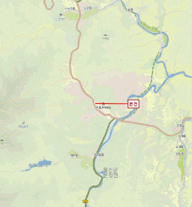 경북 울진군 온정면 대지 경매 물건 사진 3 · 2025타경10287