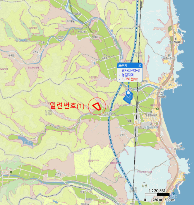 경북 영덕군 남정면 임야 경매 물건 사진 4 · 2025타경10314