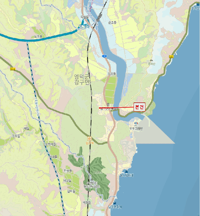 경북 영덕군 강구면 대지 경매 물건 사진 3 · 2025타경820