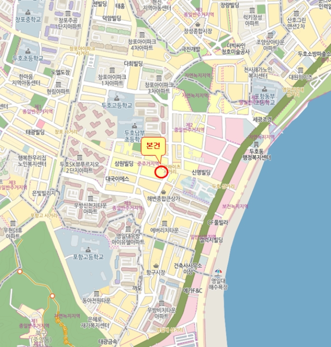 경북 포항시 북구 두호동 근린생활시설 경매 물건 사진 3 · 2024타경2754