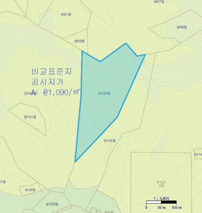경북 포항시 남구 오천읍 임야 경매 물건 사진 3 · 2025타경3639