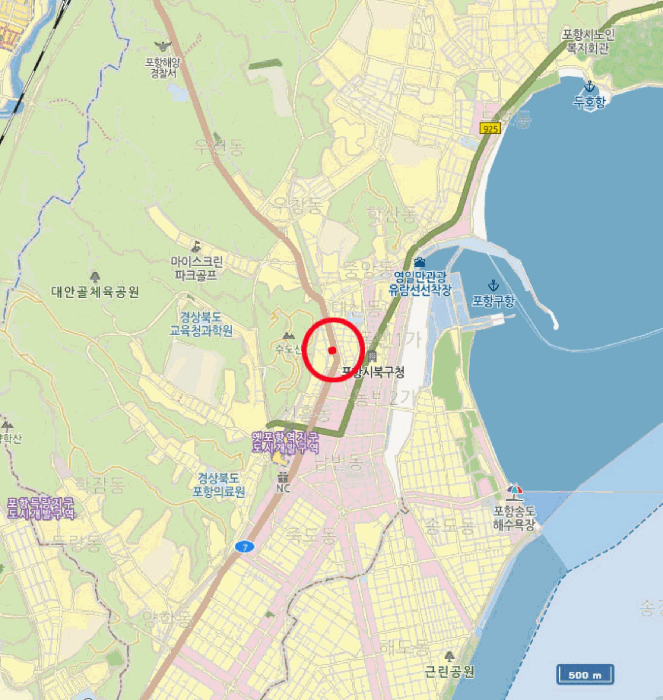 경북 포항시 북구 덕수동 대지 경매 물건 사진 4 · 2025타경4093
