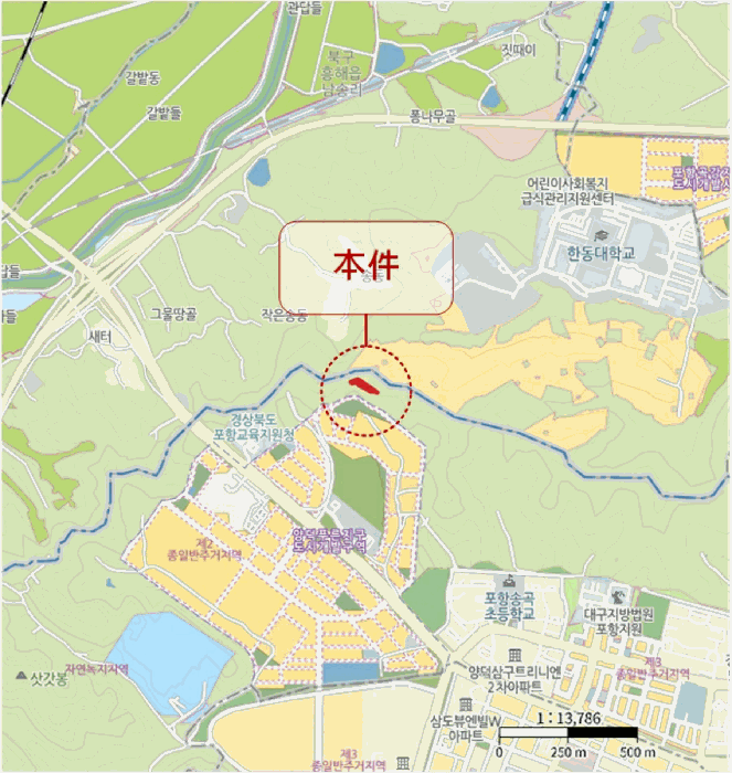 경북 포항시 북구 양덕동 임야 경매 물건 사진 5 · 2025타경4163