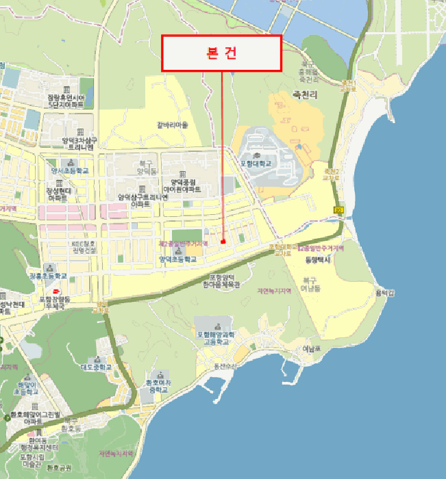 경북 포항시 북구 양덕동 노유자시설 경매 물건 사진 3 · 2025타경4242