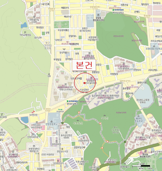 경북 포항시 북구 장성동 대지 경매 물건 사진 4 · 2025타경4358