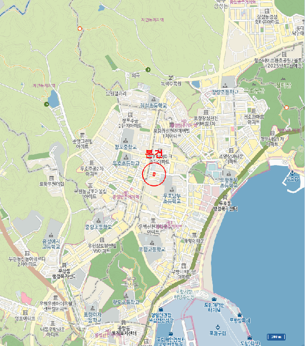 경북 포항시 북구 두호동 주/상용건물 경매 물건 사진 3 · 2025타경489