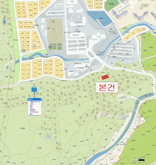 경북 포항시 북구 흥해읍 임야 경매 물건 사진 3 · 2025타경528