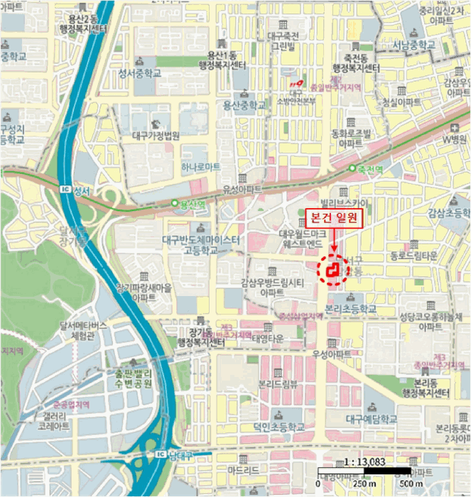 대구 달서구 감삼동 근린생활시설 경매 물건 사진 4 · 2025타경1891