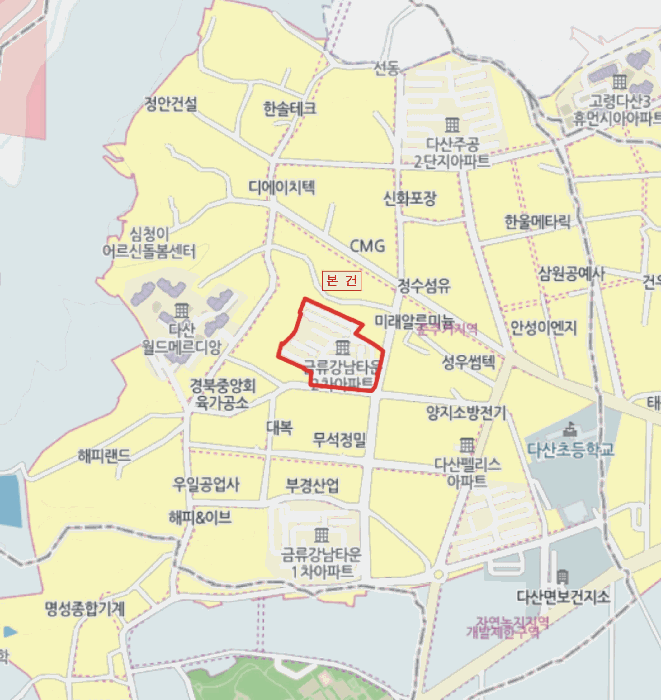 경북 고령군 다산면 아파트 경매 물건 사진 3 · 2025타경31482