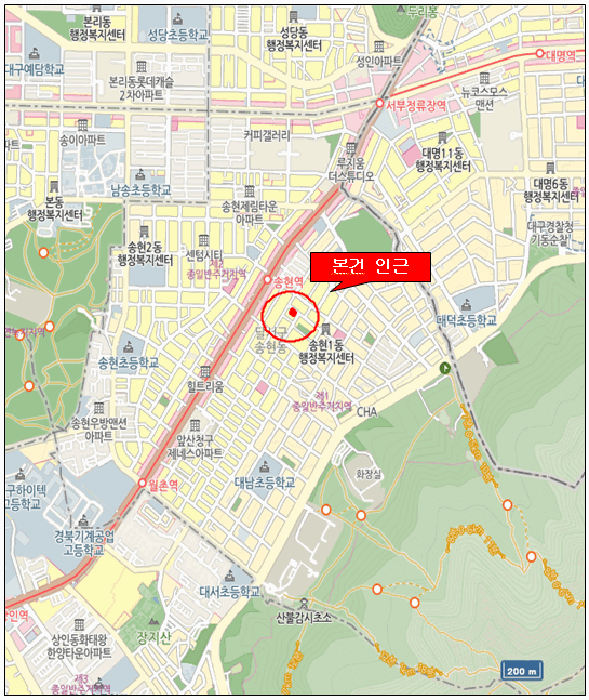 대구 달서구 송현동 단독주택다가구 경매 물건 사진 5 · 2026타경3396