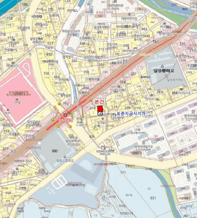 대구 달성군 화원읍 대지 경매 물건 사진 6 · 2026타경3451
