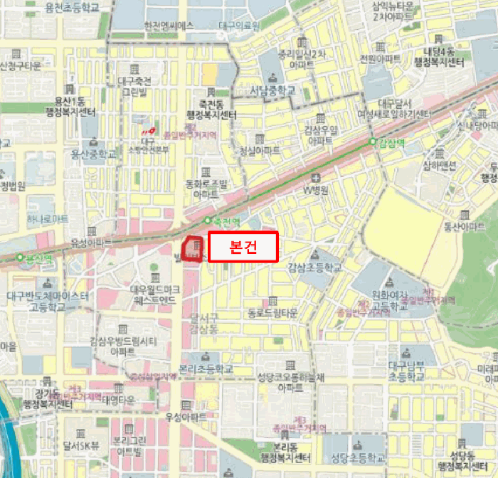 대구 달서구 감삼동 상가,오피스텔,근린시설 경매 물건 사진 3 · 2026타경3504